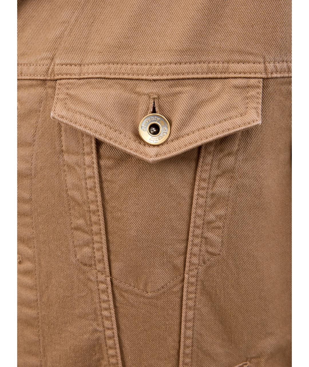 ELEVENTY Коричневая хлопковая куртка, фото 5