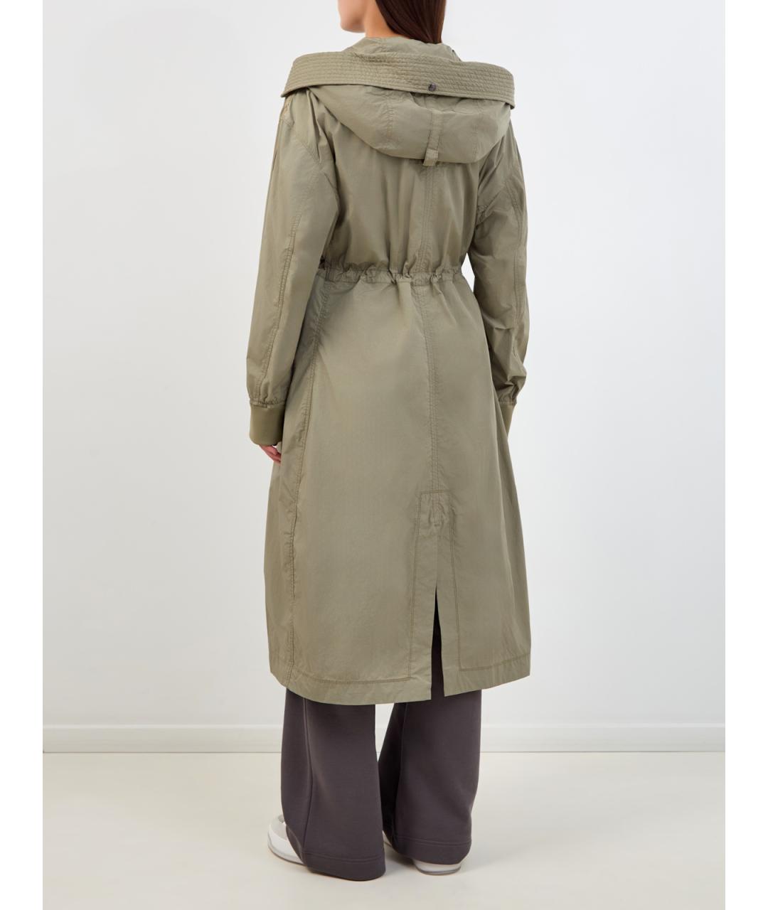 PARAJUMPERS Хаки полиамидовый тренч/плащ, фото 4