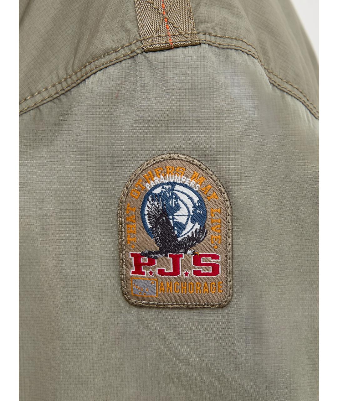 PARAJUMPERS Хаки полиамидовый тренч/плащ, фото 5