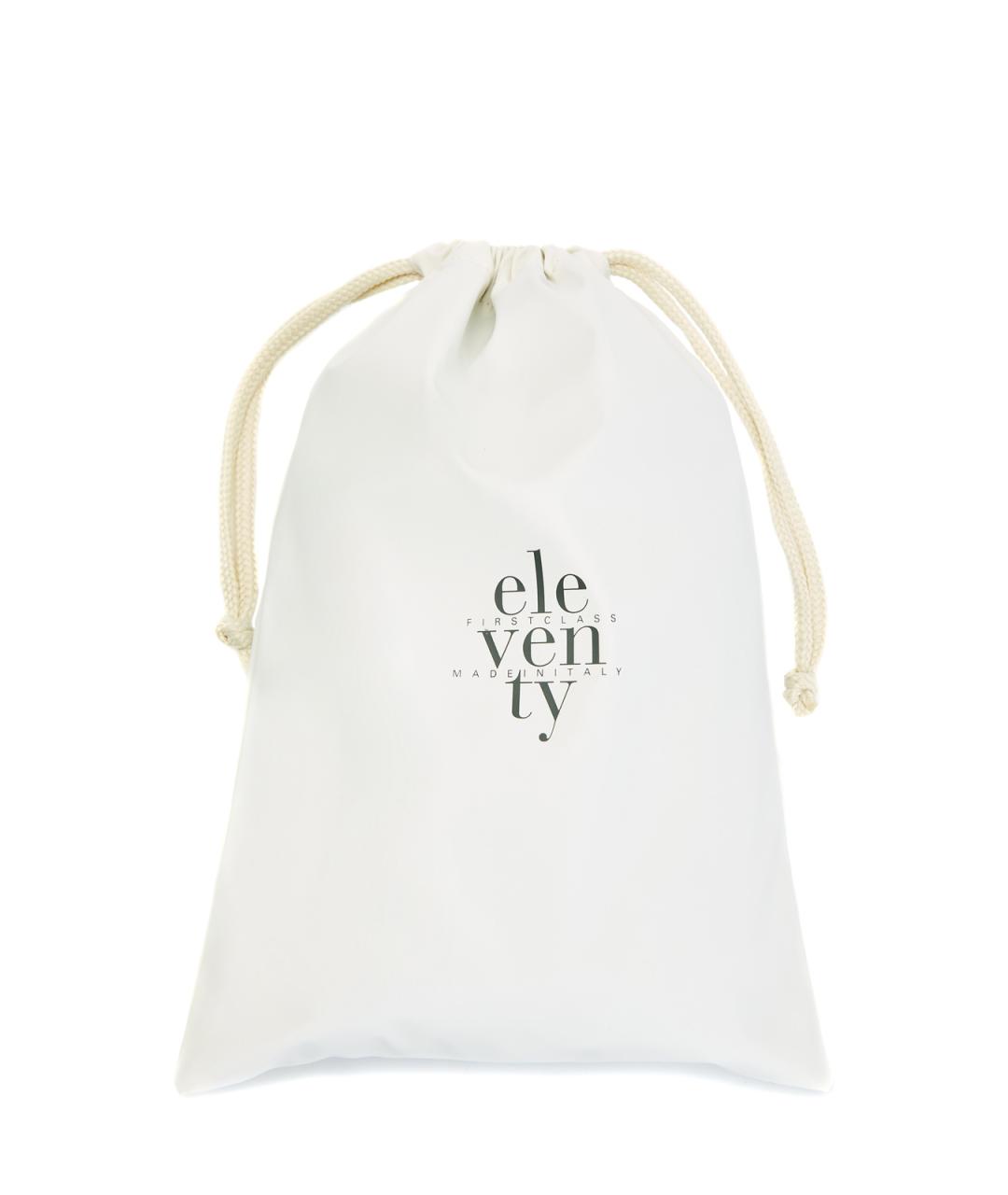 ELEVENTY Синие полиэстеровые шорты, фото 4