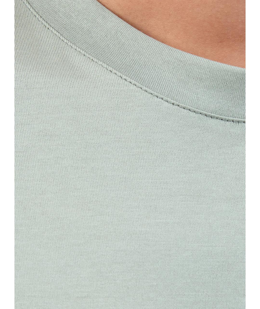 ELEVENTY Зеленая хлопковая футболка, фото 5