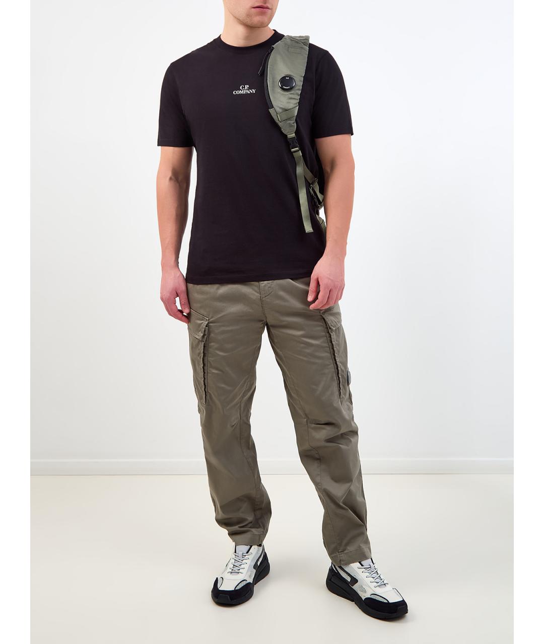 CP COMPANY Зеленые хлопковые повседневные брюки, фото 2