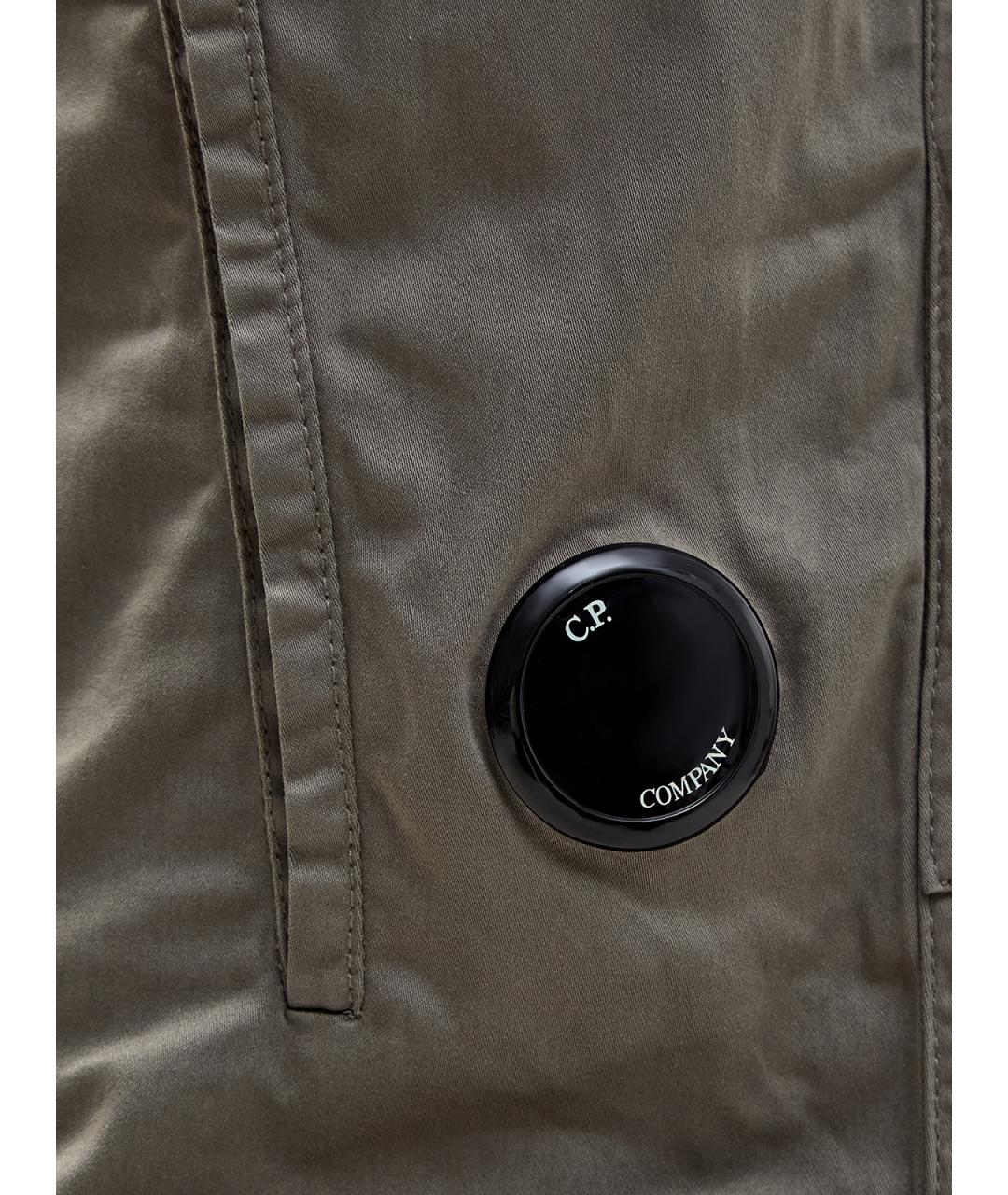 CP COMPANY Зеленые хлопковые повседневные брюки, фото 5