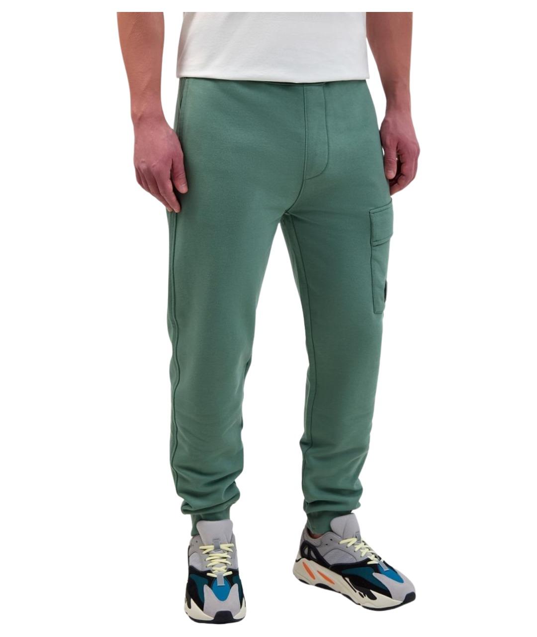 CP COMPANY Зеленые хлопковые повседневные брюки, фото 3