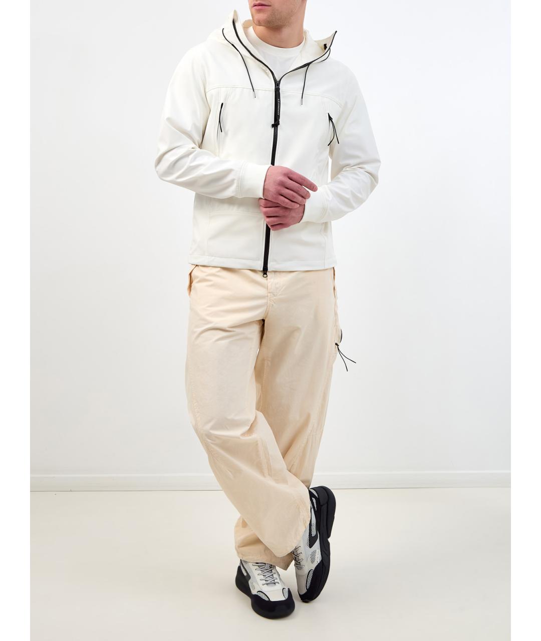 CP COMPANY Белая полиэстеровая куртка, фото 2
