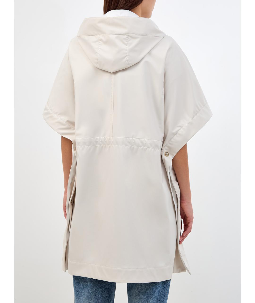 MOORER Бежевая полиэстеровая парка, фото 4