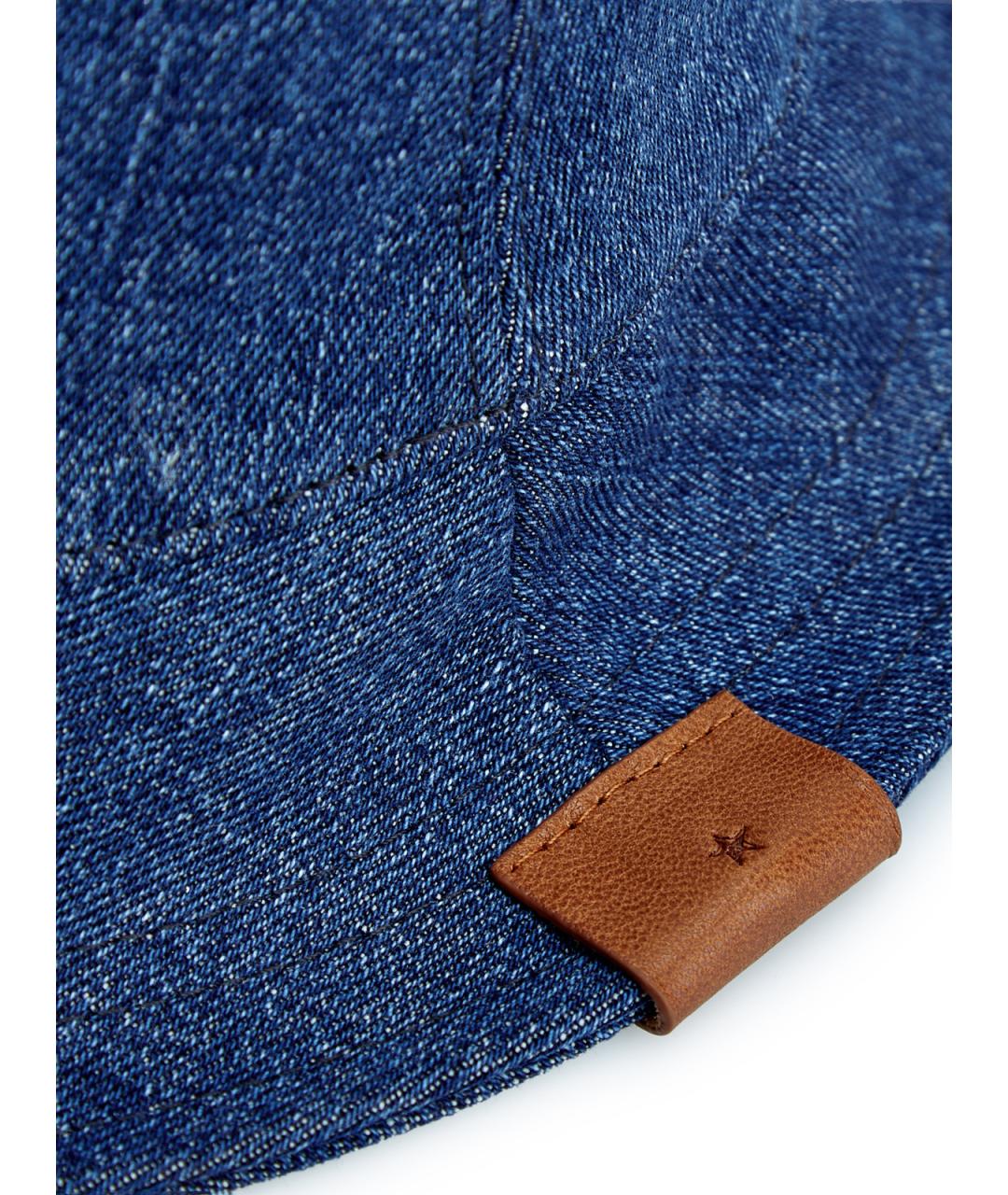 LORENA ANTONIAZZI Синяя хлопковая шляпа, фото 4