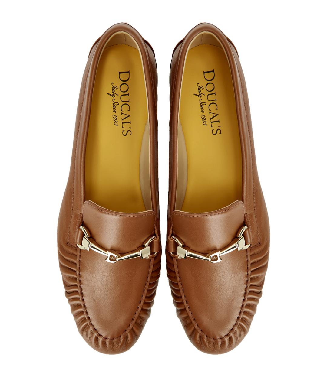 DOUCAL'S Коричневые кожаные лоферы, фото 6