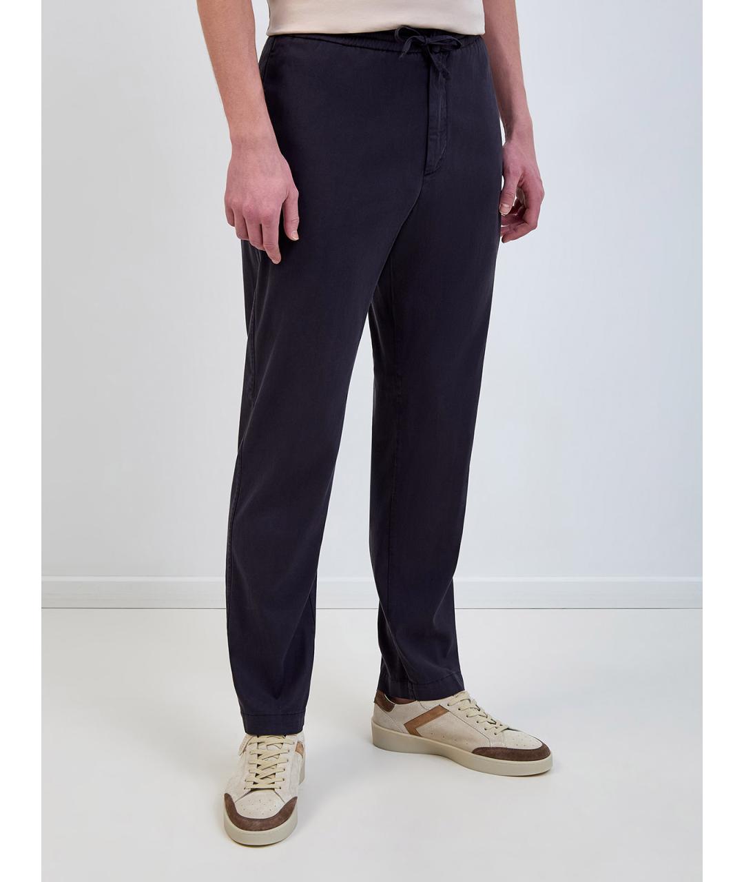 CANALI Синие повседневные брюки, фото 3