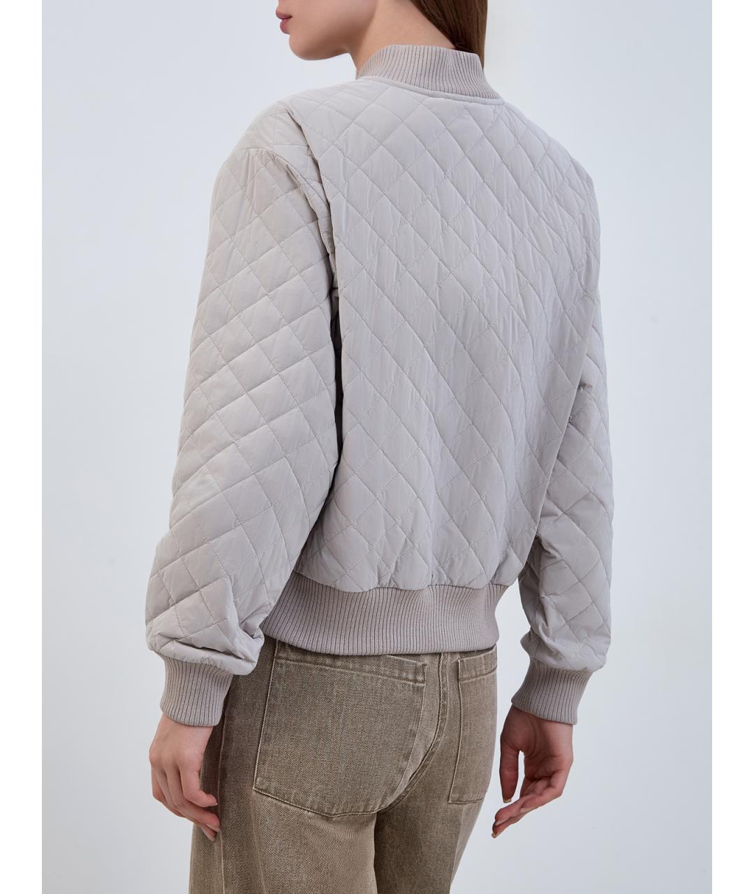 MOORER Серая полиамидовая куртка, фото 4