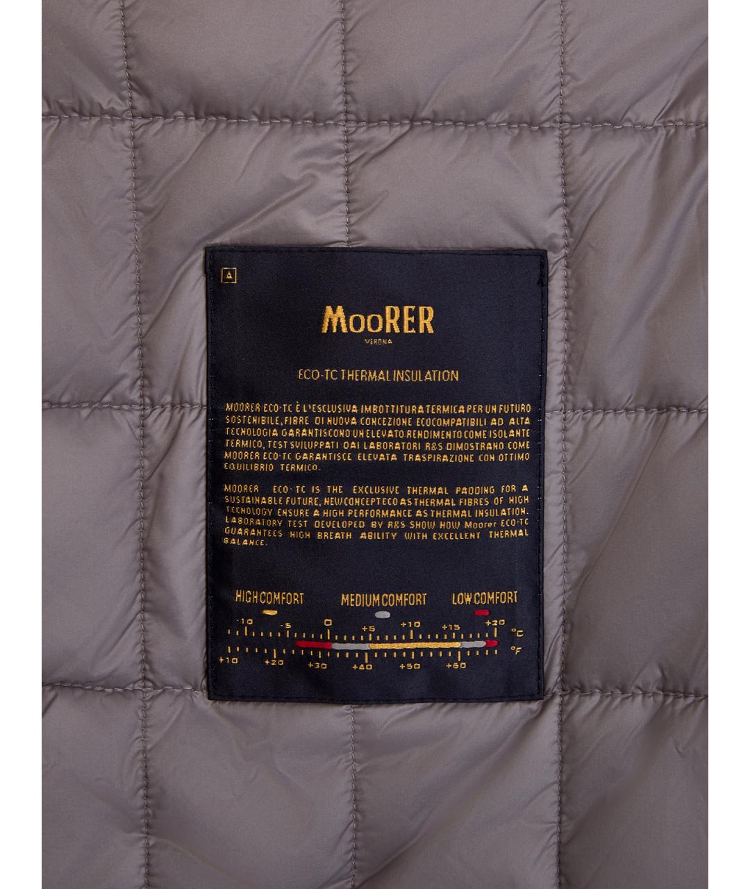 MOORER Бежевая полиэстеровая куртка, фото 6