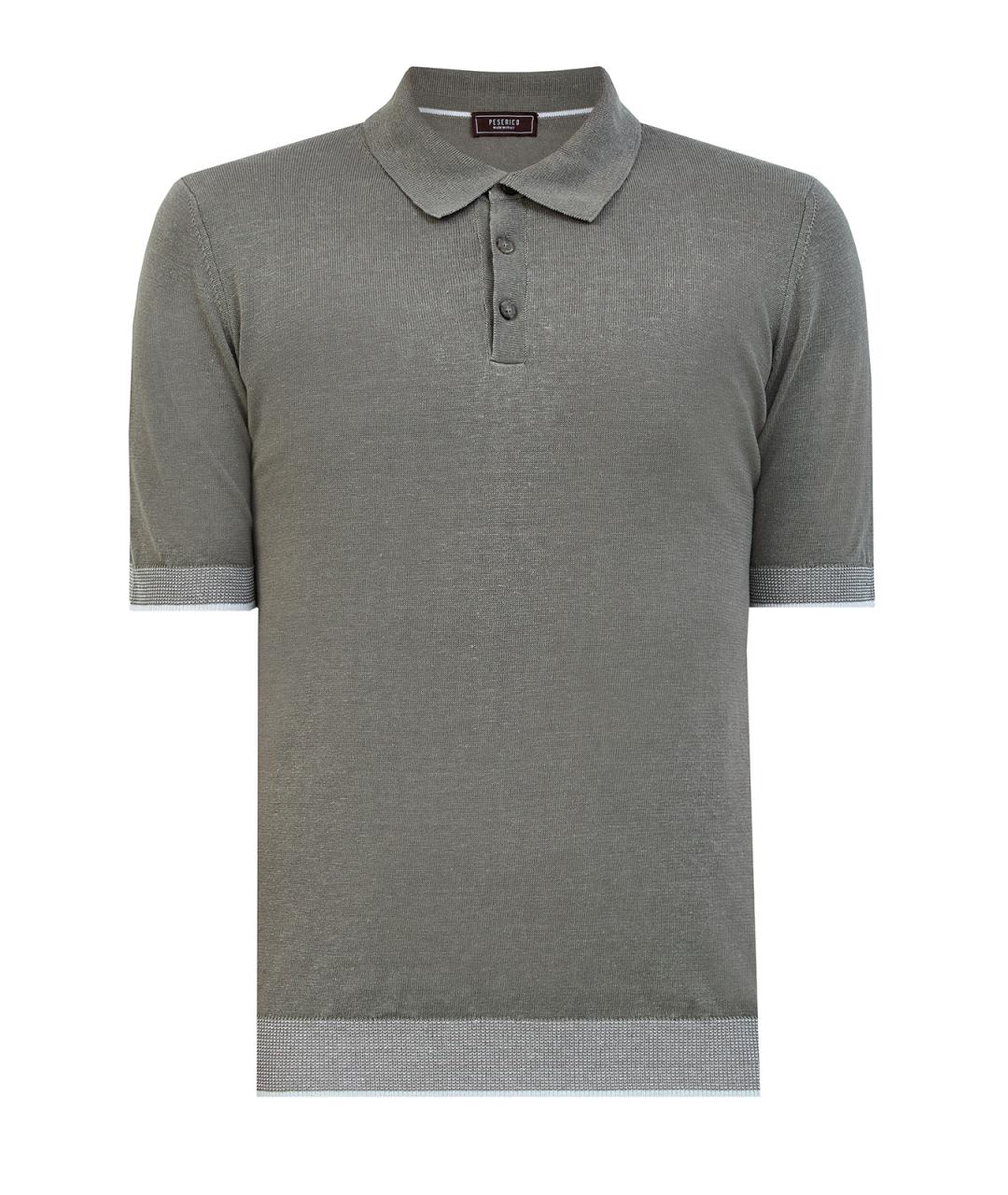 PESERICO Зеленые поло с коротким рукавом, фото 1
