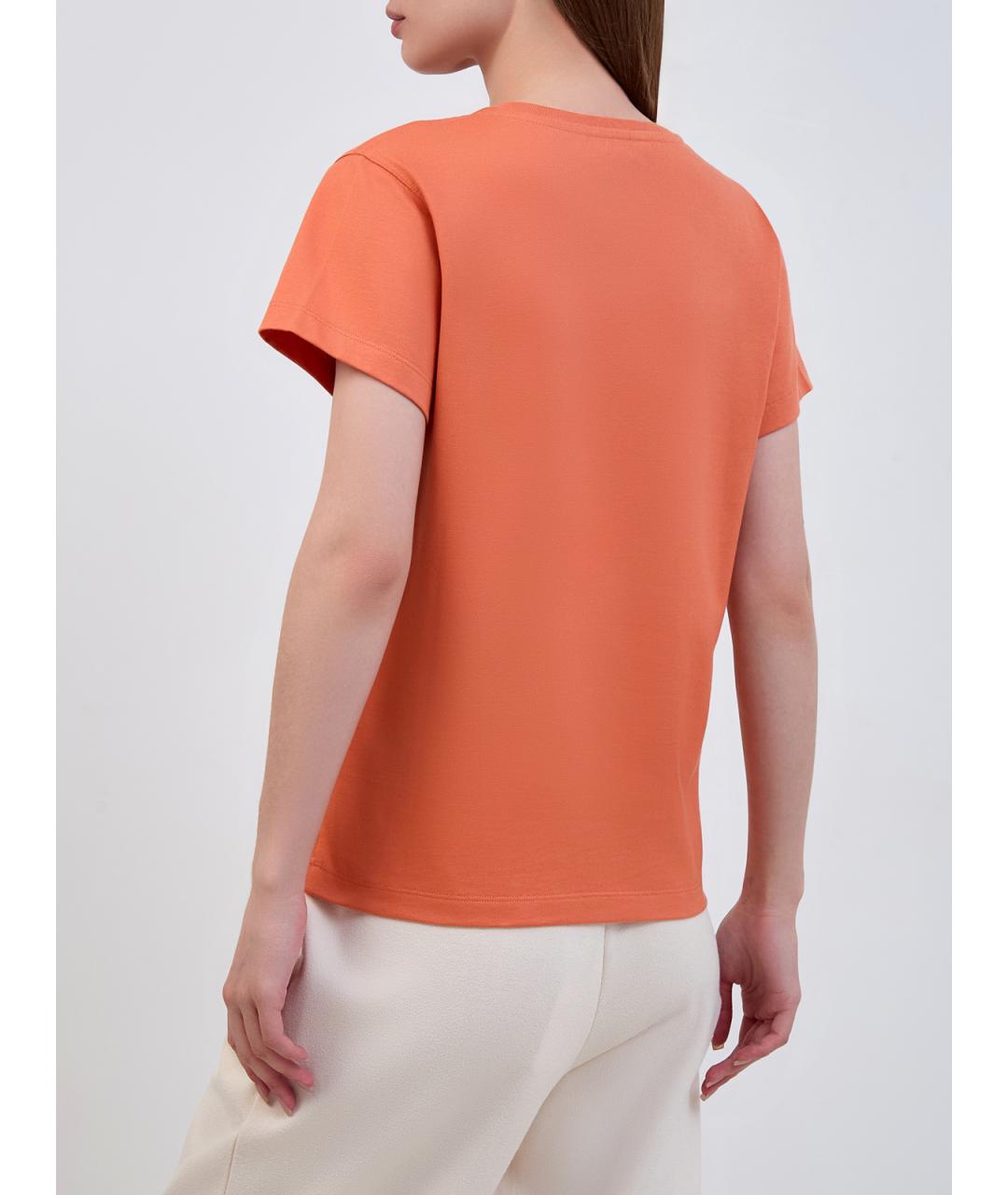 PARAJUMPERS Красная хлопковая футболка, фото 4