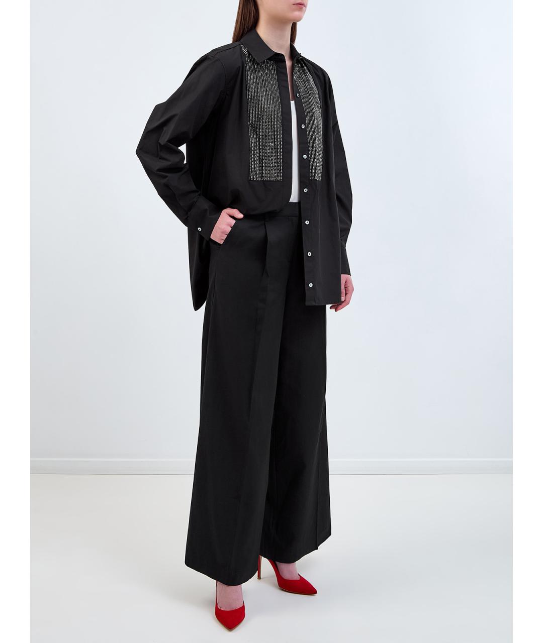 KARL LAGERFELD Черные брюки широкие, фото 2