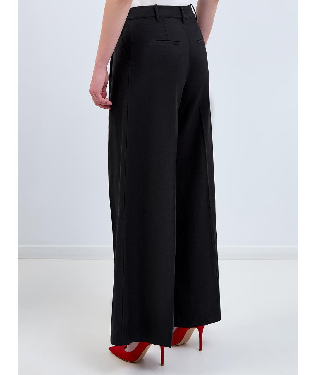 KARL LAGERFELD Черные брюки широкие, фото 4