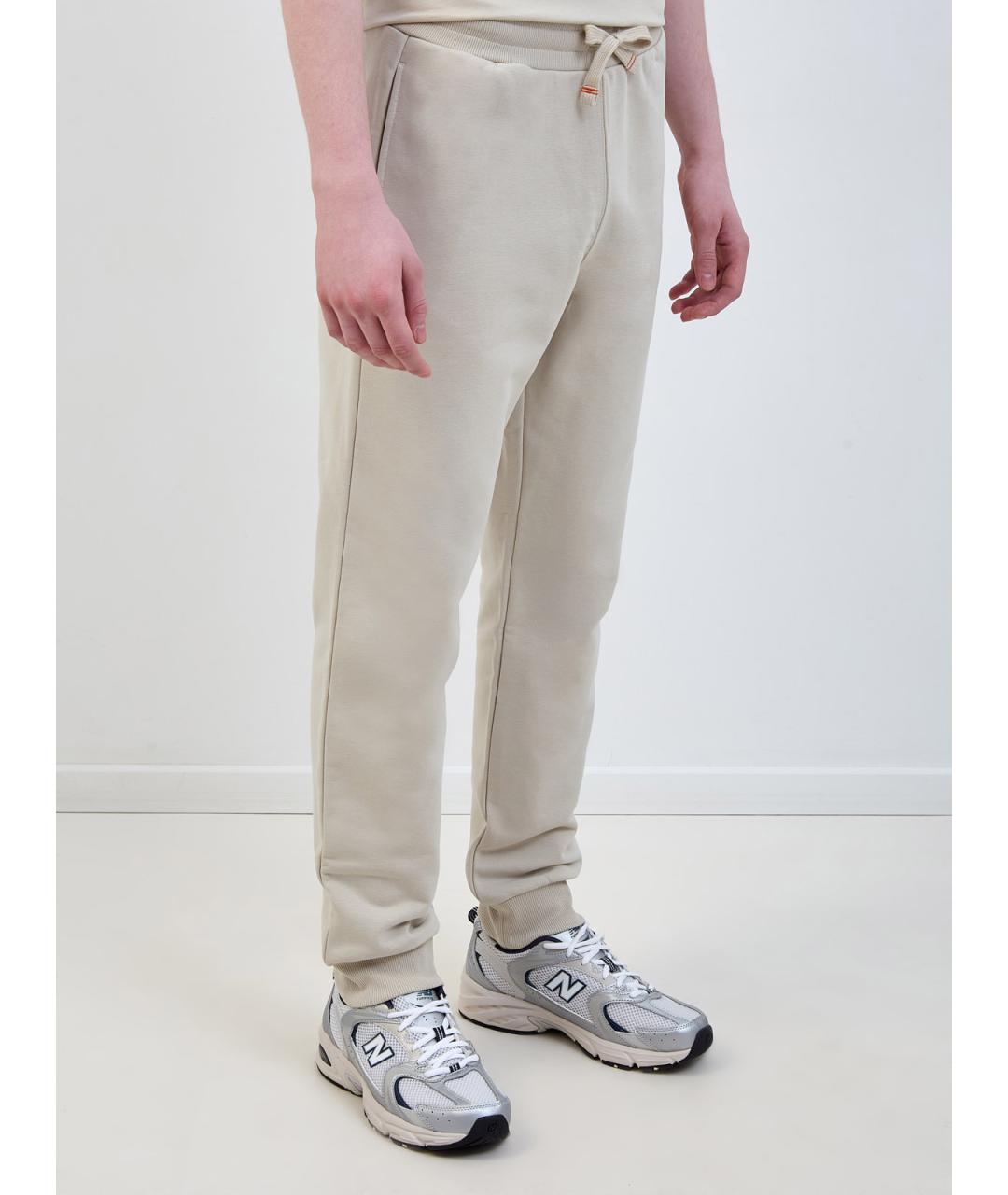PARAJUMPERS Бежевые хлопковые повседневные брюки, фото 3
