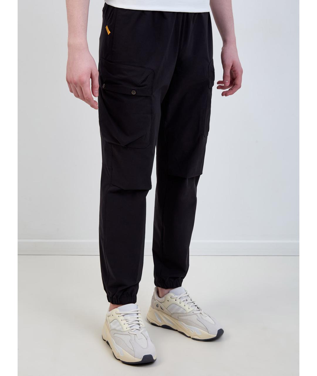 PARAJUMPERS Черные полиэстеровые повседневные брюки, фото 3