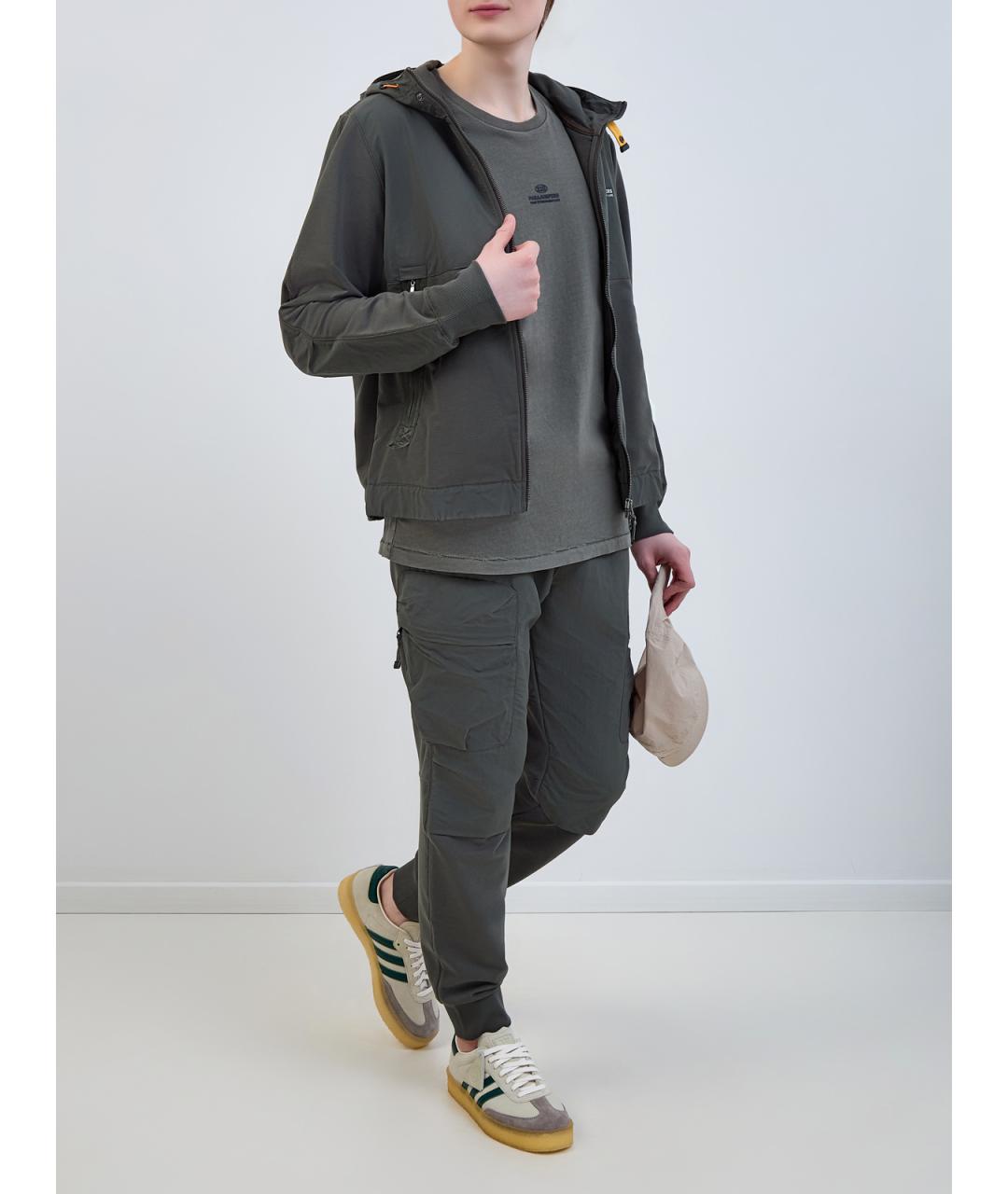 PARAJUMPERS Зеленая хлопковая куртка, фото 2