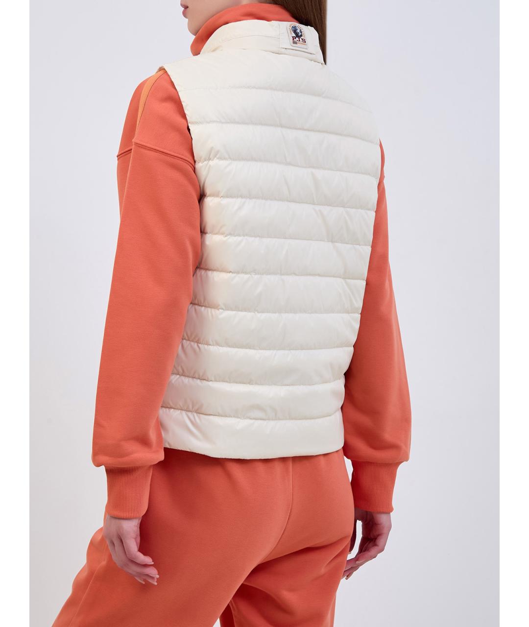 PARAJUMPERS Бежевый полиамидовый жилет, фото 4