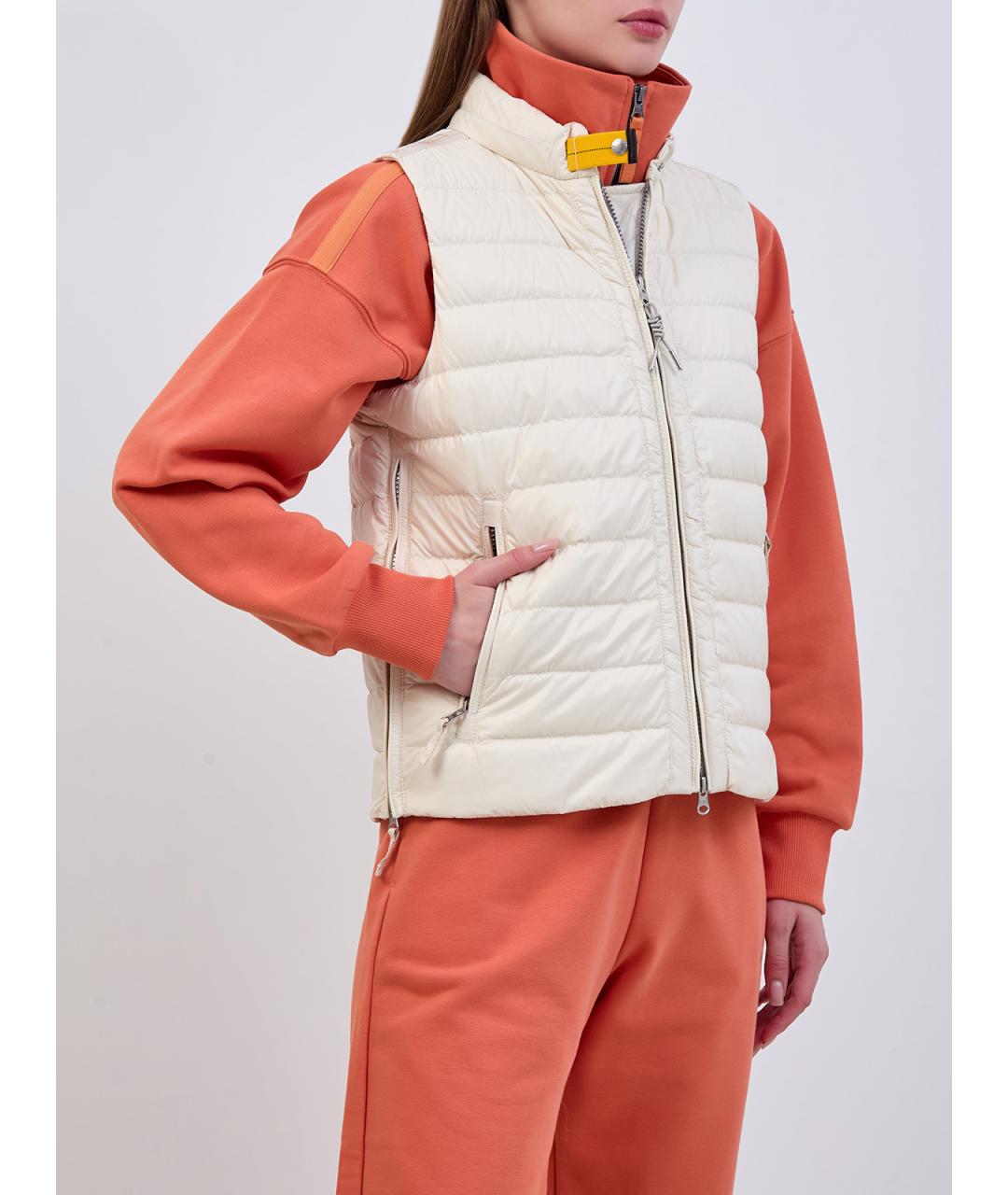 PARAJUMPERS Бежевый полиамидовый жилет, фото 3