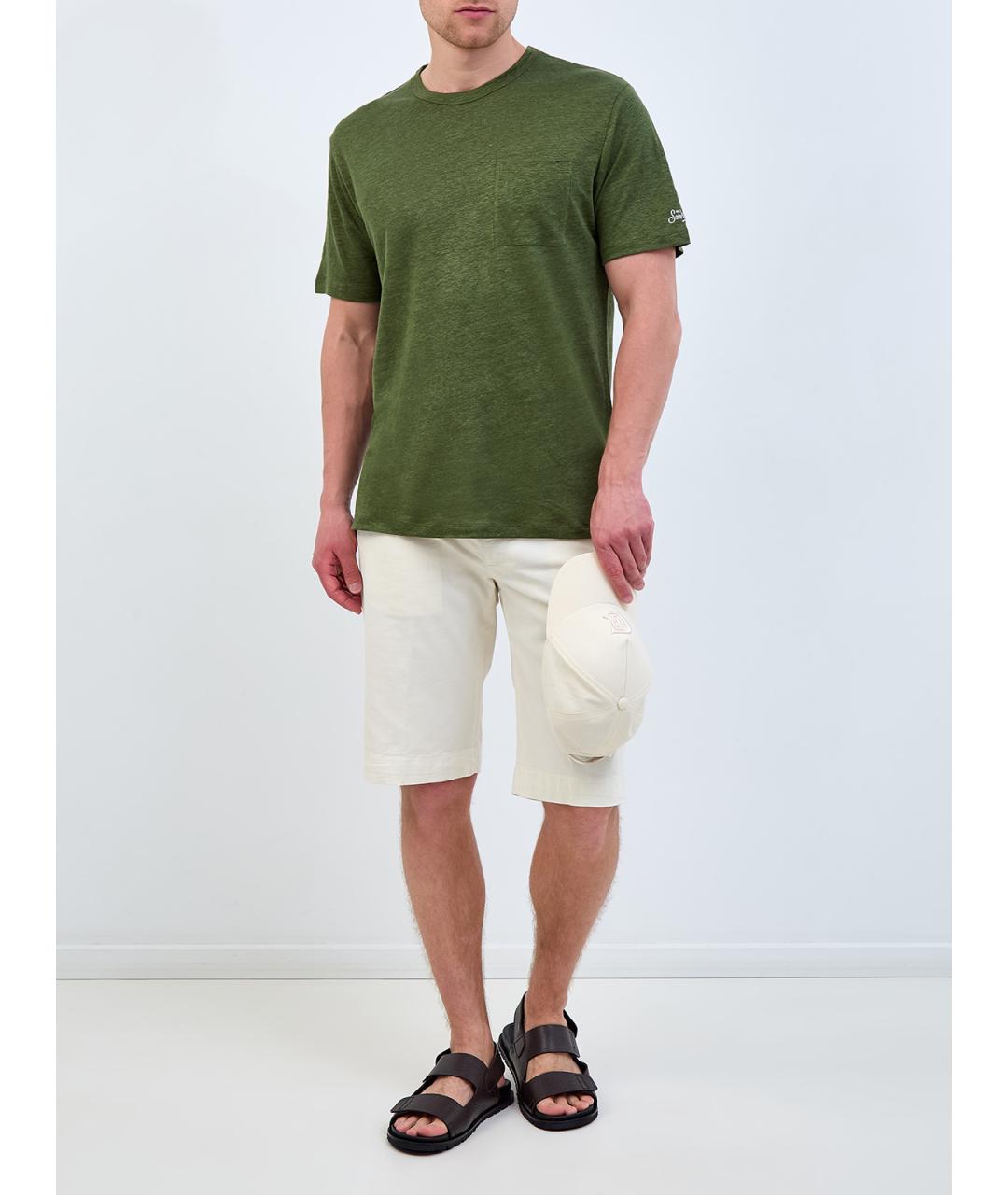 MC2 SAINT BARTH Зеленая футболка, фото 2