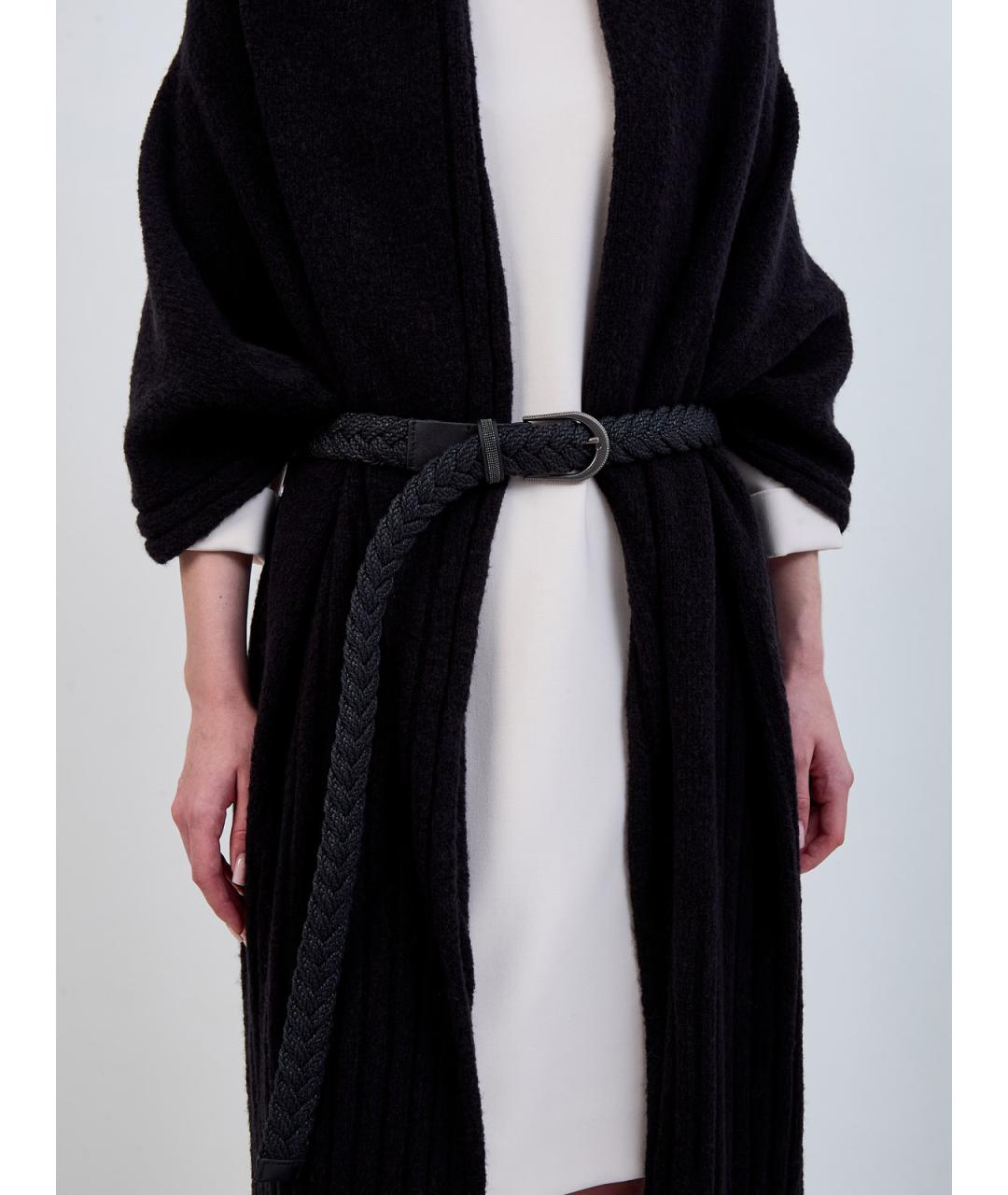 BRUNELLO CUCINELLI Черный ремень, фото 2