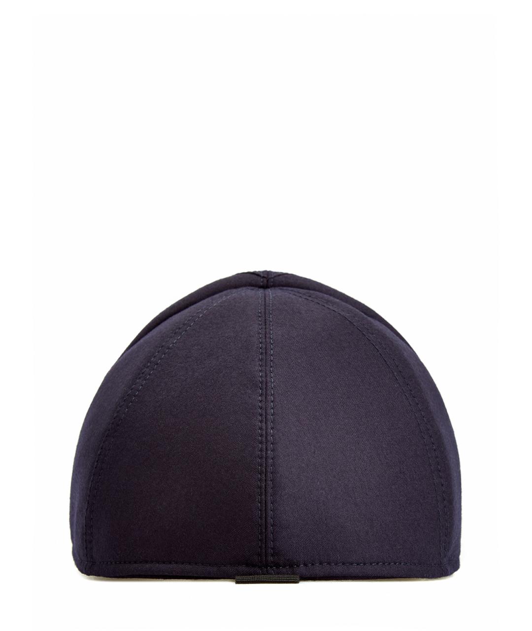 CANALI Синяя шерстяная кепка/бейсболка, фото 5