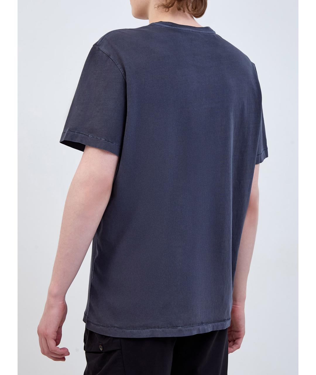 PARAJUMPERS Серая хлопковая футболка, фото 4