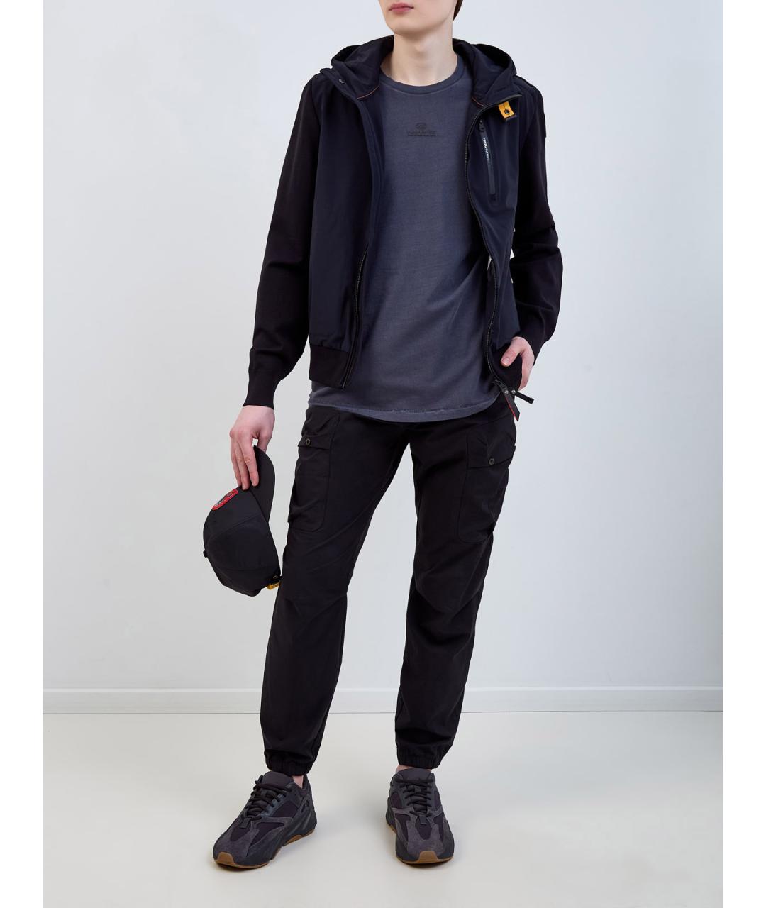 PARAJUMPERS Серая хлопковая футболка, фото 2