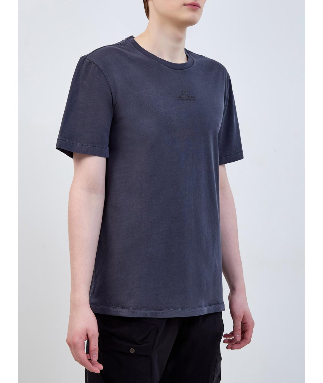 PARAJUMPERS Серая хлопковая футболка, фото 3