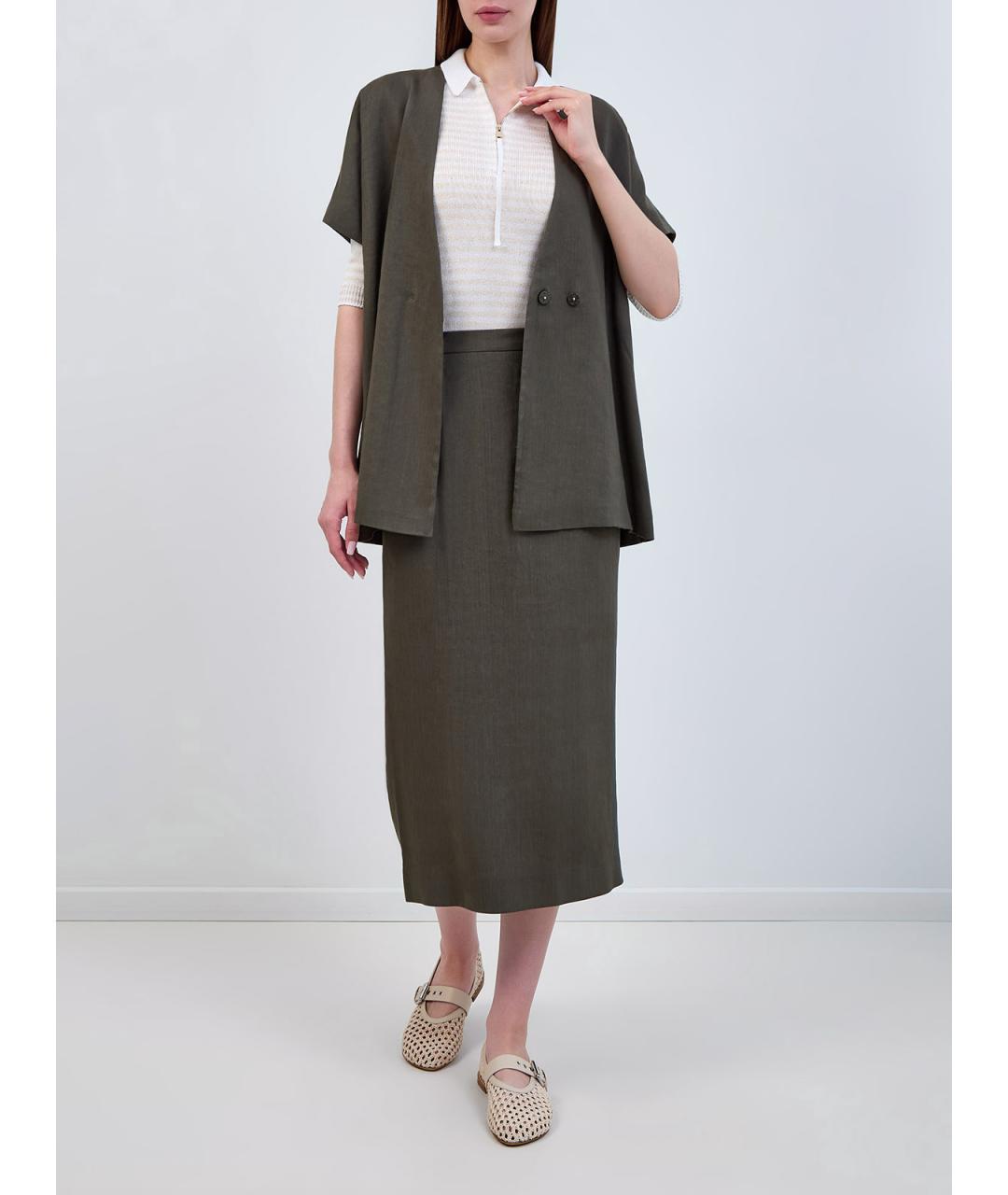 LORENA ANTONIAZZI Белая вискозная футболка, фото 2