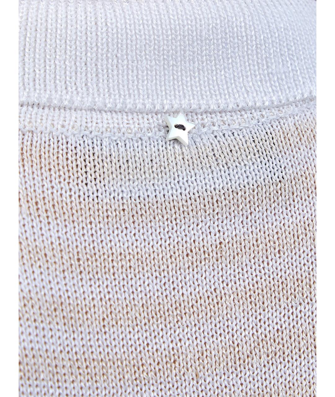 LORENA ANTONIAZZI Белая вискозная футболка, фото 5