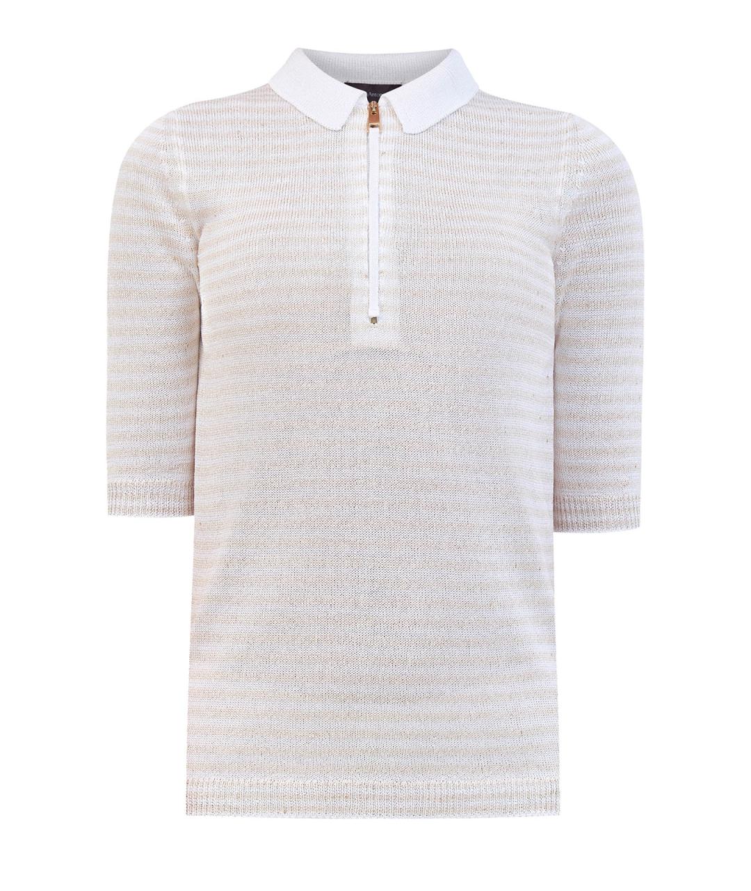 LORENA ANTONIAZZI Белая вискозная футболка, фото 1