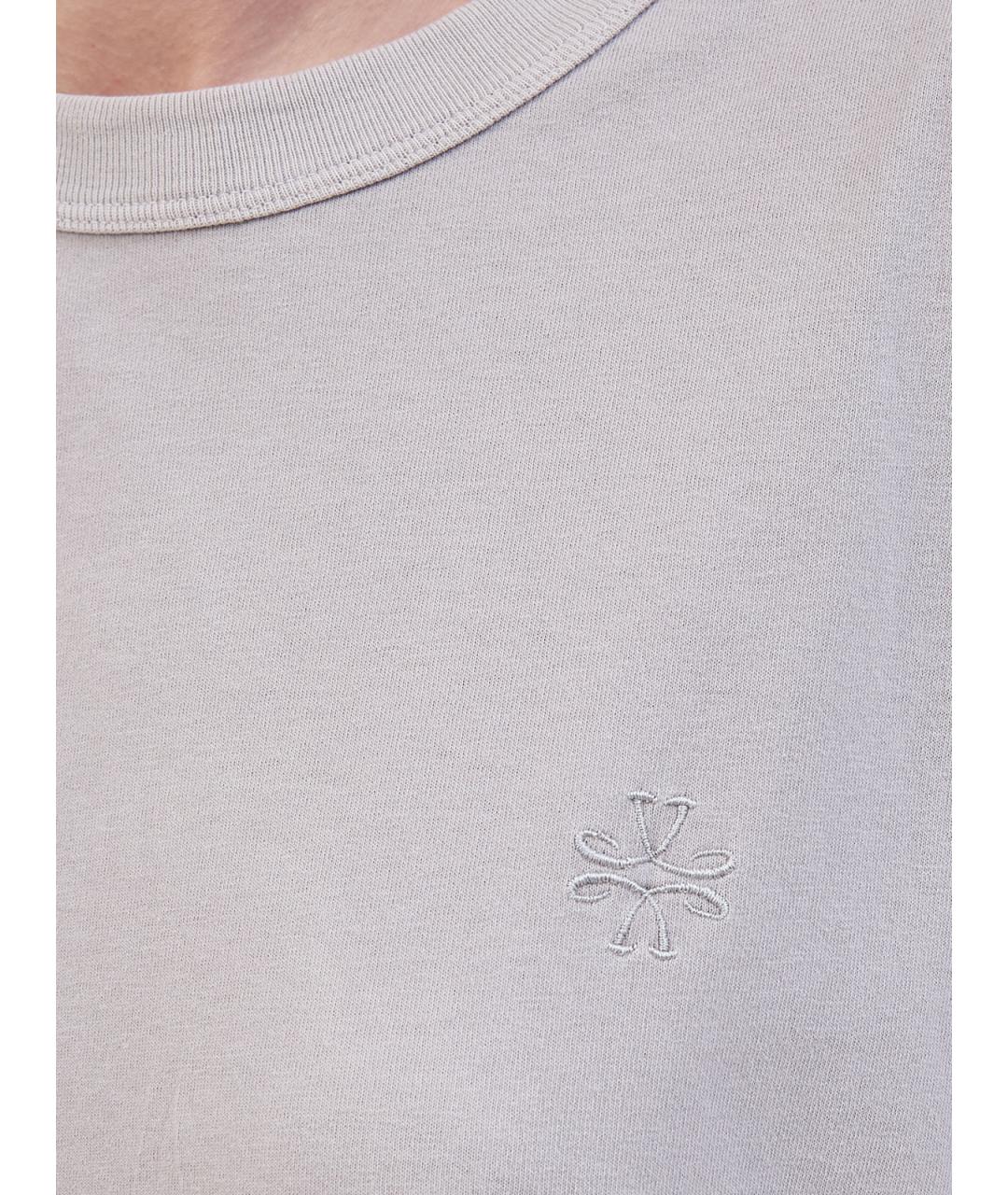 JACOB COHEN Серая хлопковая футболка, фото 5