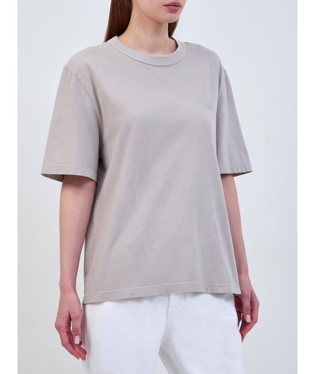 JACOB COHEN Серая хлопковая футболка, фото 3