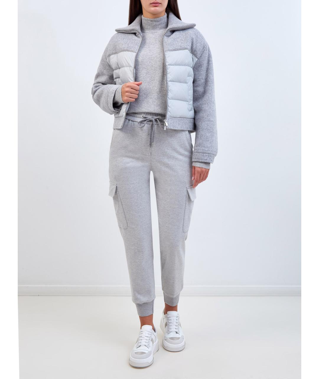 PESERICO Серая кашемировая водолазка, фото 2