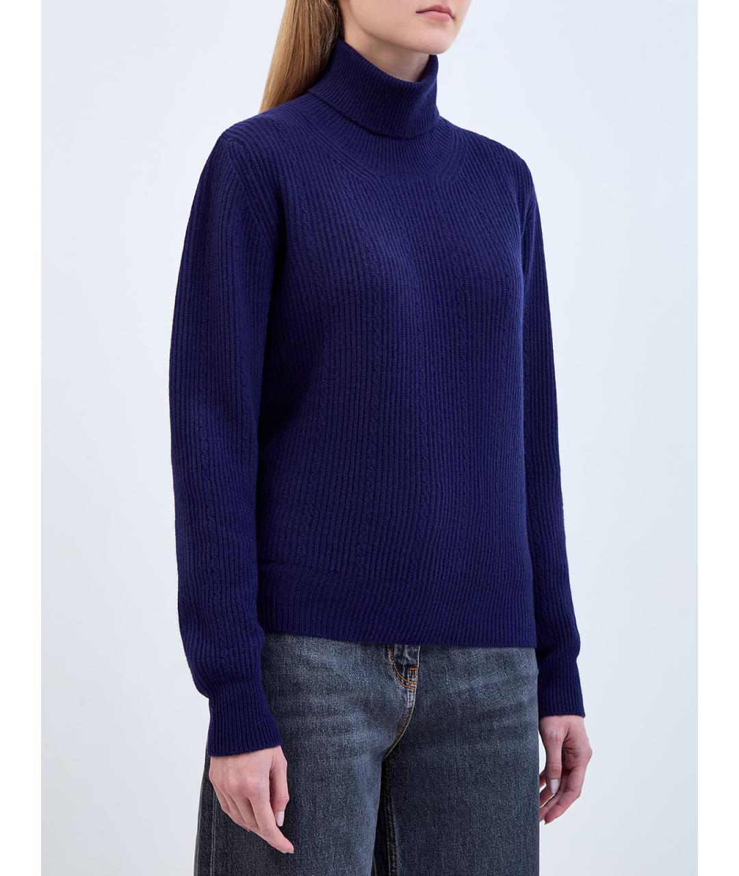 ETRO Синяя шерстяная водолазка, фото 3