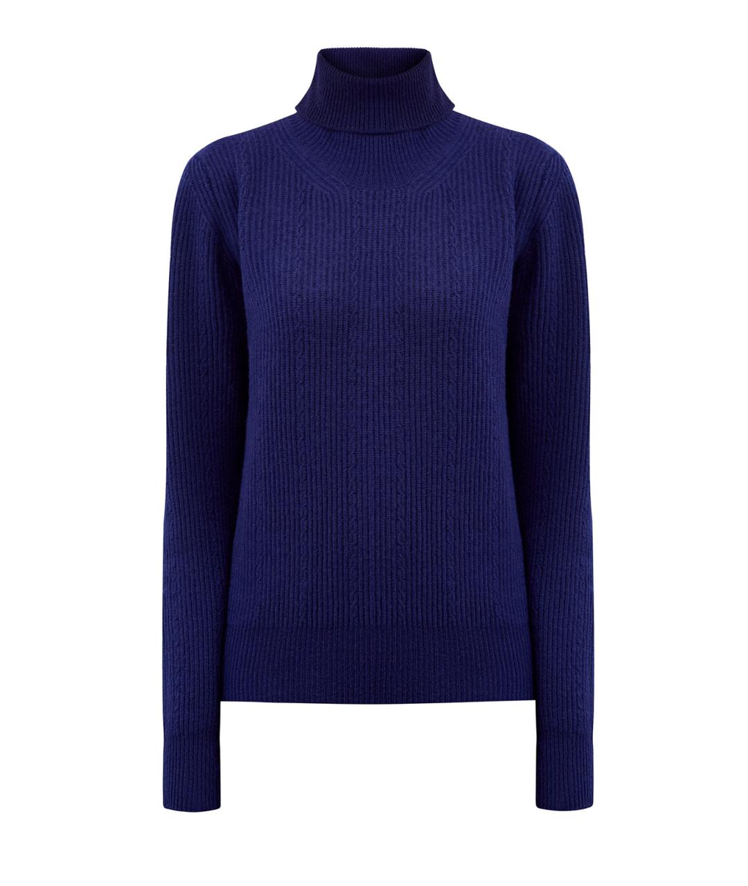 ETRO Синяя шерстяная водолазка, фото 1