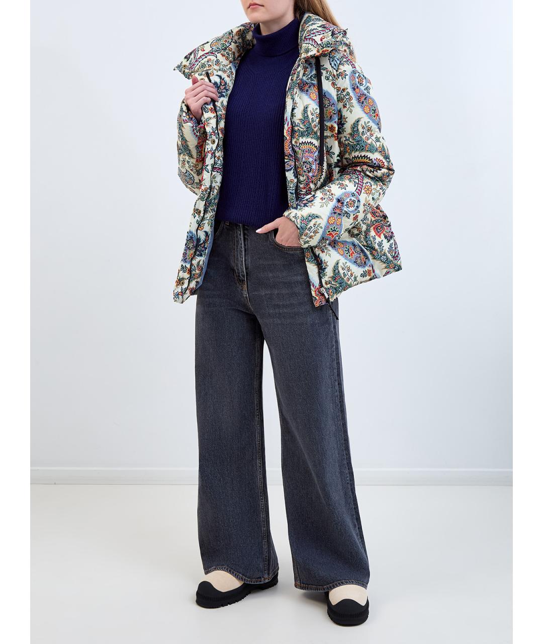 ETRO Синяя шерстяная водолазка, фото 2