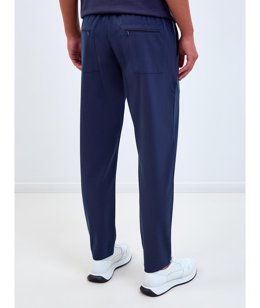 ELEVENTY Синие повседневные брюки, фото 4