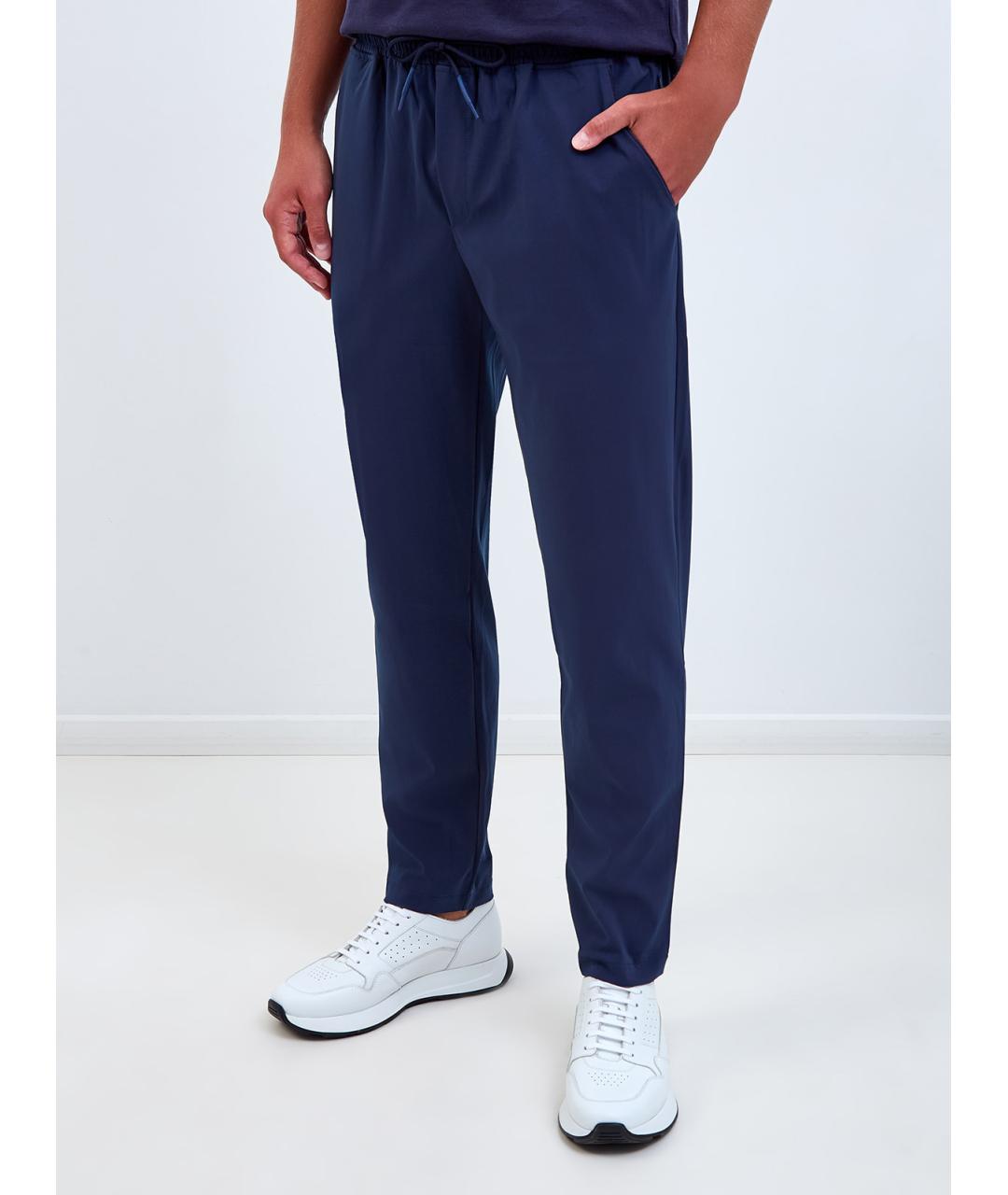 ELEVENTY Синие повседневные брюки, фото 3