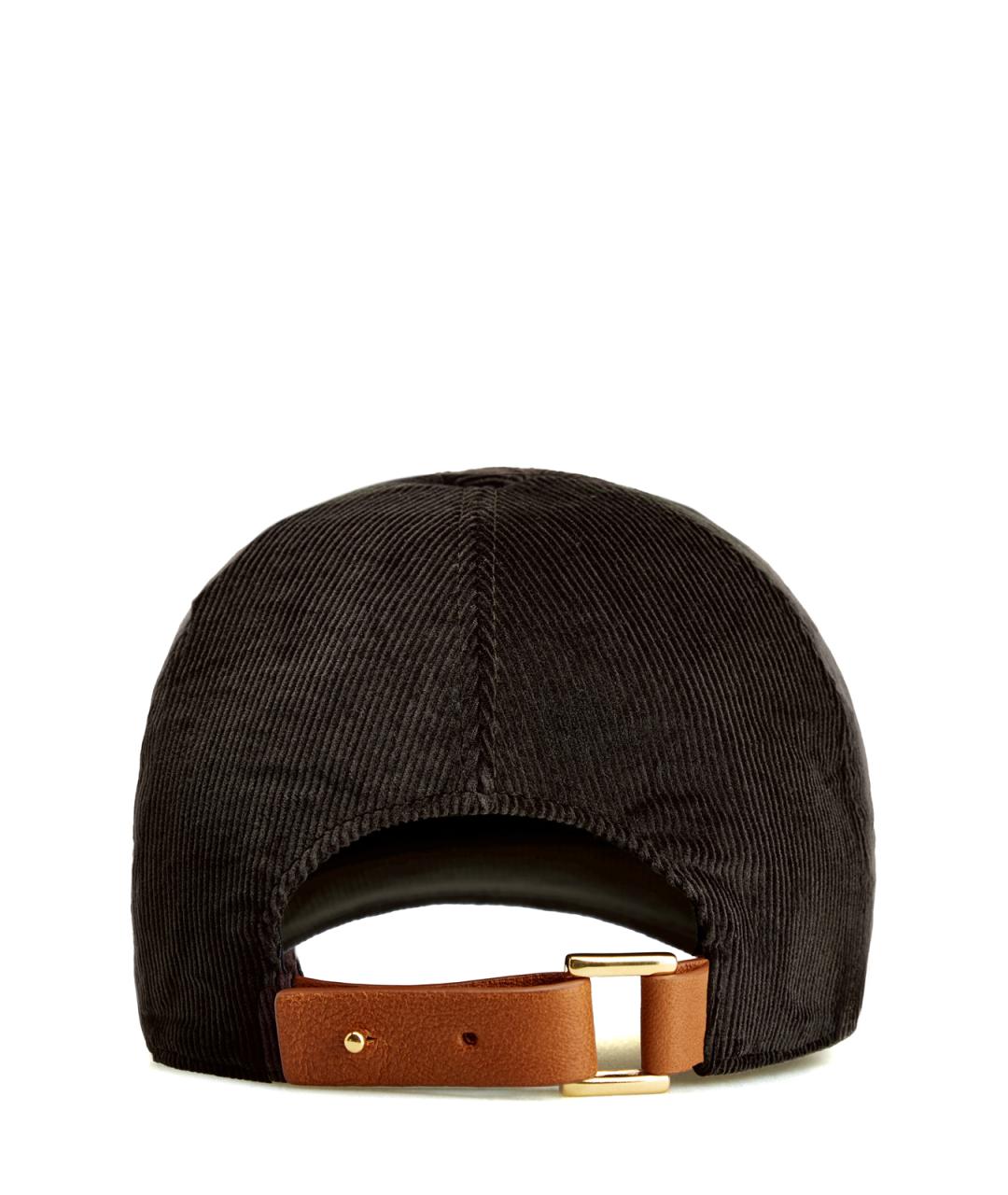 LORENA ANTONIAZZI Коричневая хлопковая кепка, фото 4