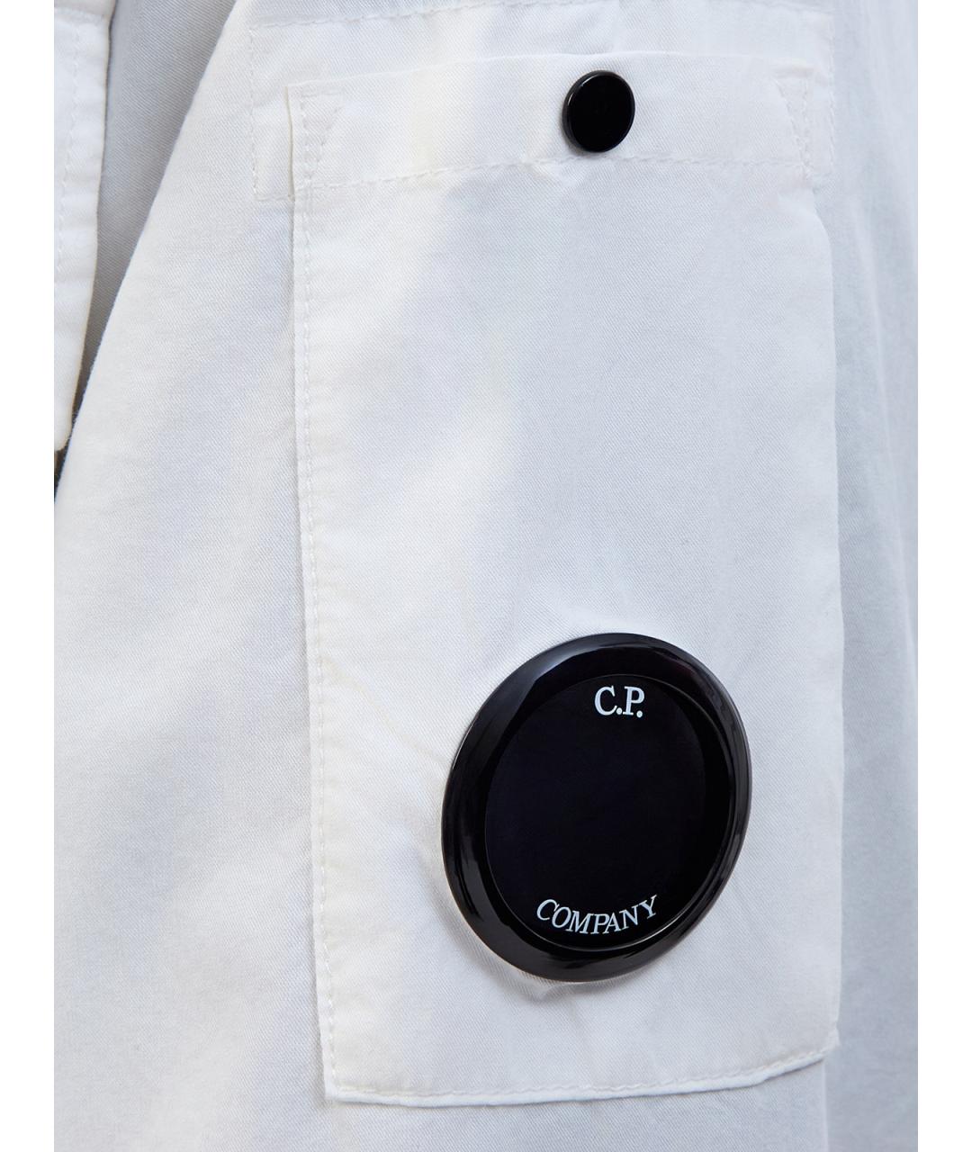 CP COMPANY Белая хлопковая куртка, фото 5