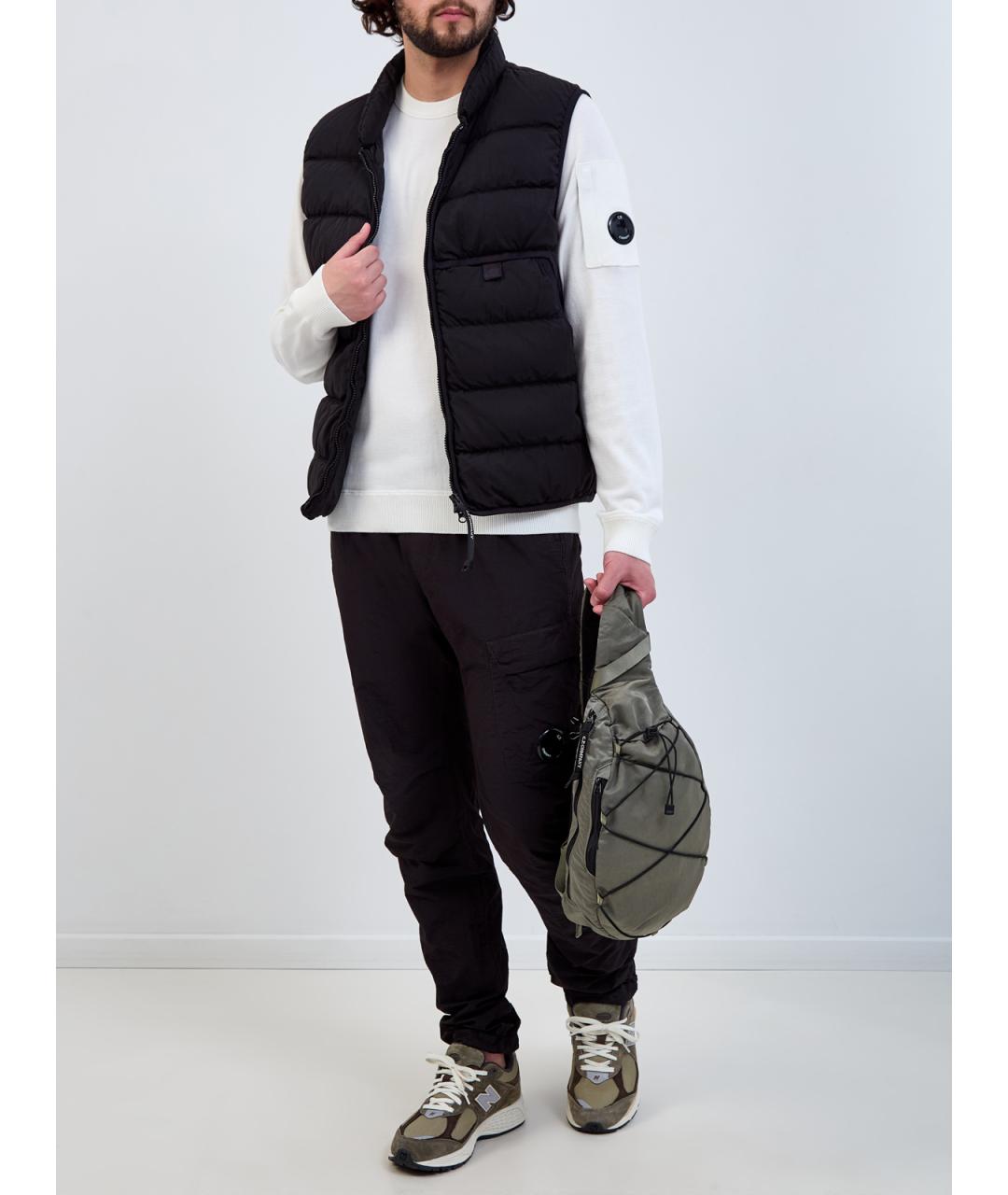 CP COMPANY Белый хлопковый джемпер / свитер, фото 2