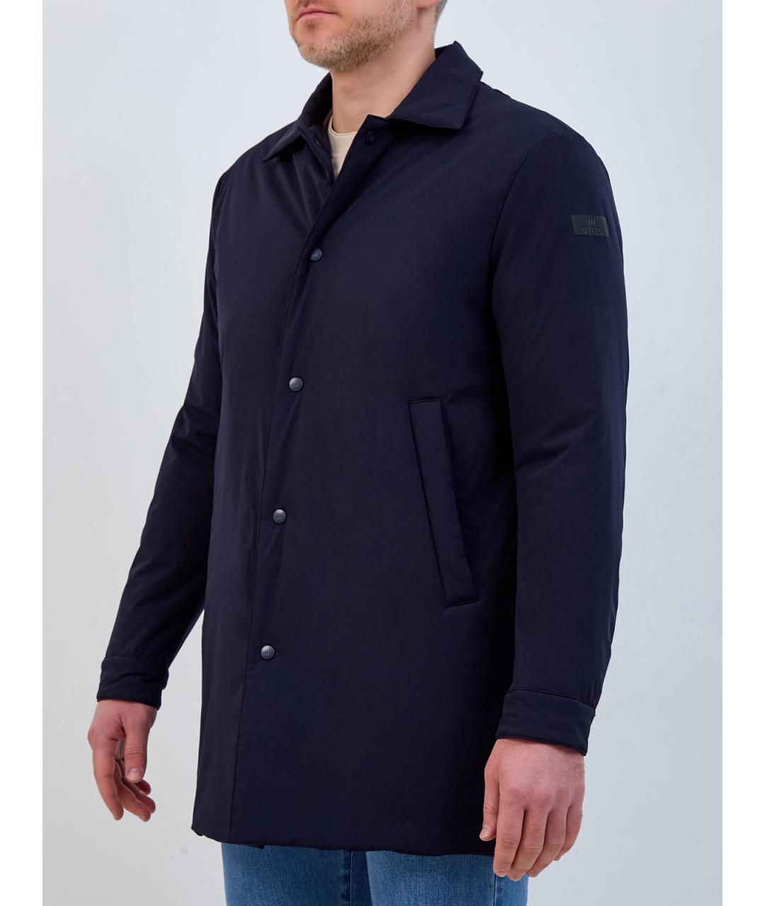 HETREGO Синий полиамидовый тренч / плащ, фото 3