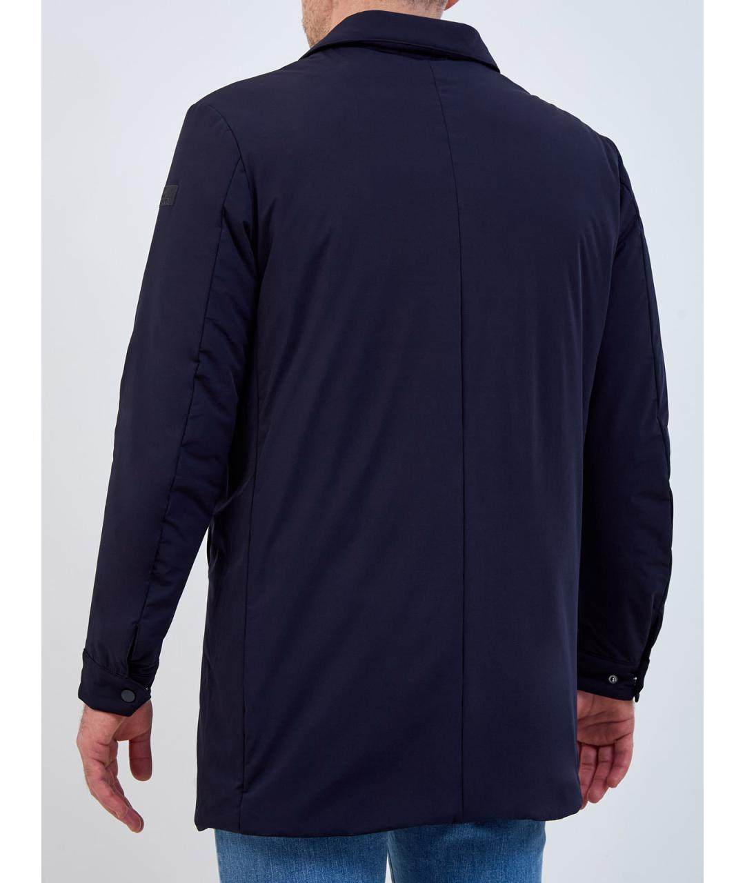 HETREGO Синий полиамидовый тренч / плащ, фото 4