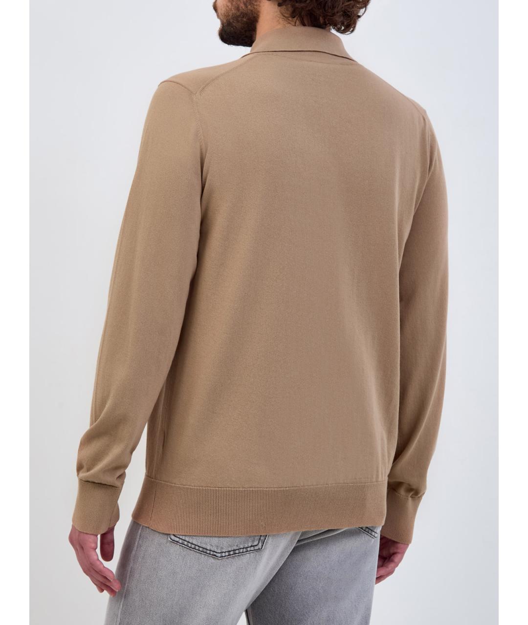 PESERICO Коричневый хлопковый кардиган, фото 4