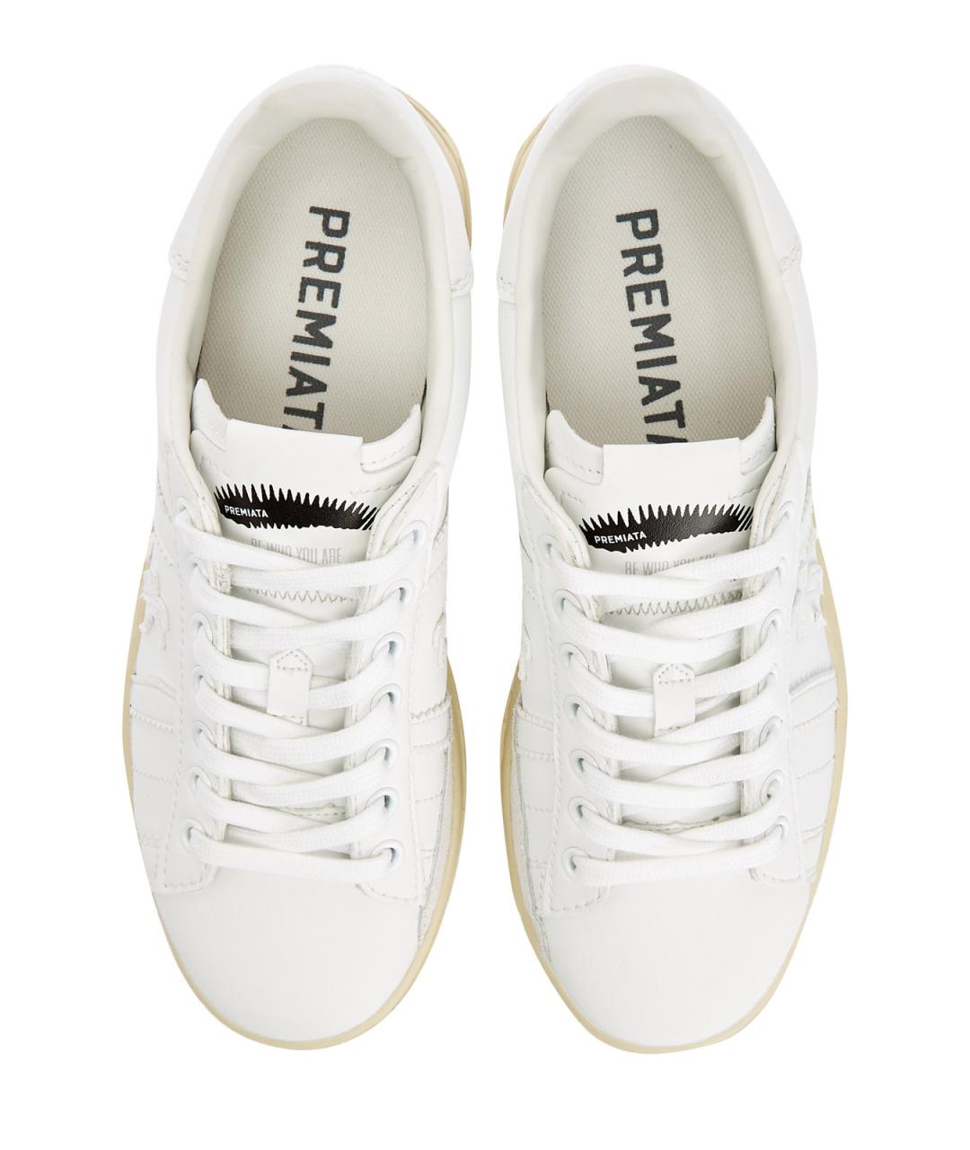PREMIATA Белые кожаные кеды, фото 6
