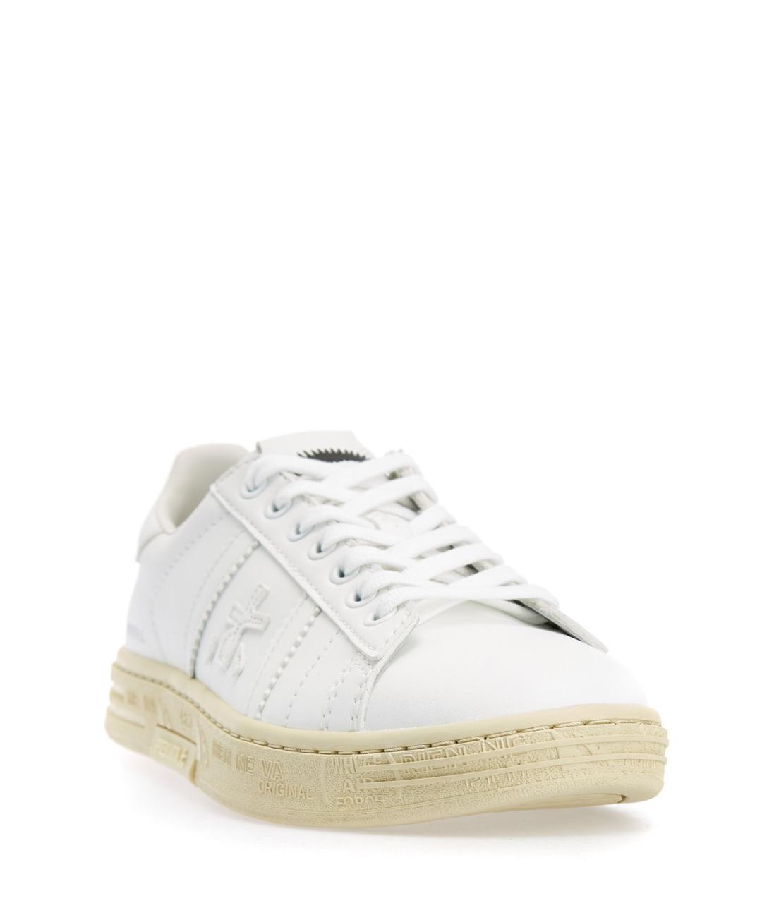 PREMIATA Белые кожаные кеды, фото 3