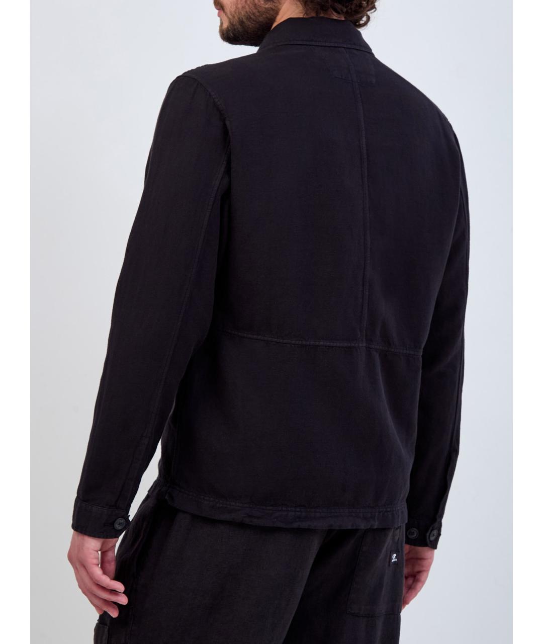 CP COMPANY Черная хлопковая куртка, фото 4